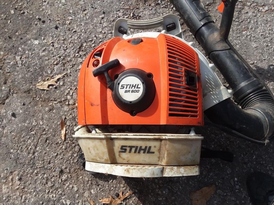 STIHL BR 600 Magnum  COMMERCIAL Backpack Leaf Blower great shape used