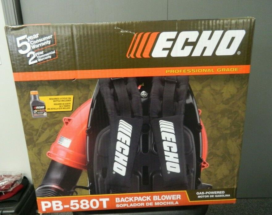 ECHO PB-580T 215 MPH 510 CFM 58.2cc Gas Professional Backpack Blower *BRAND NEW*