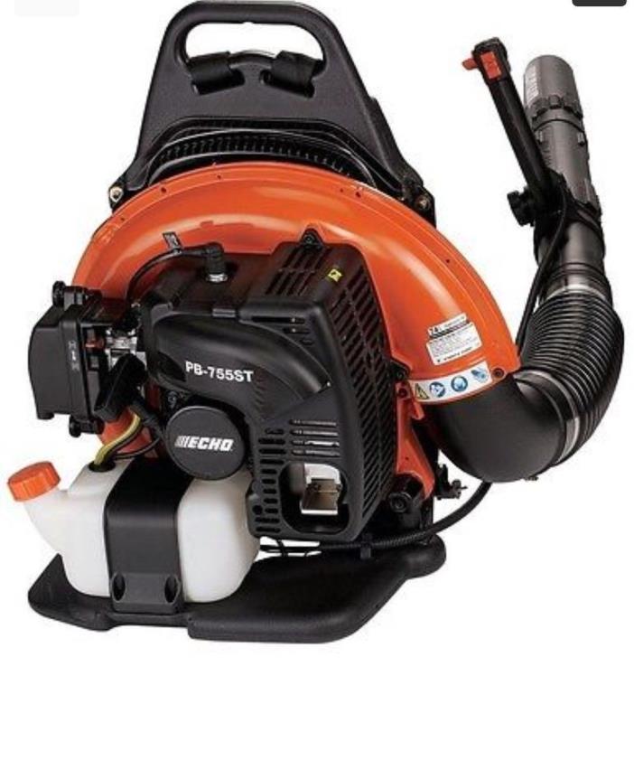 ECHO Backpack Leaf Blower PB-755ST 233 MPH 651 CFM 63.3cc Two Cycle Engine