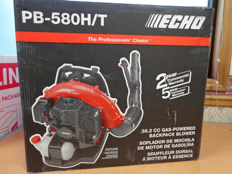 NEW! ECHO Backpack Gas Blower PB-580HT 215 MPH 58.2cc 2-Stroke FREE SHIPPING!