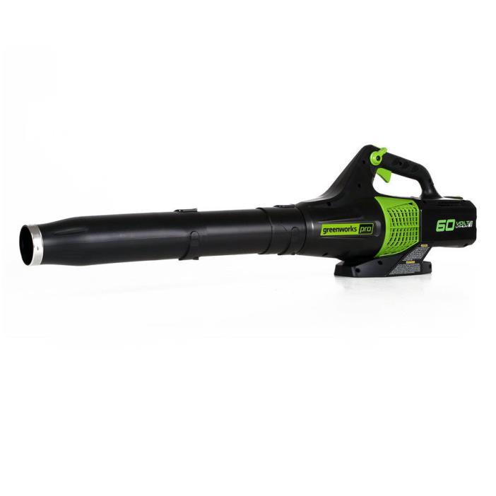 GreenWorks 60-Volt 60V Li-ion 140-MPH Cordless Electric Leaf Blower - Tool Only