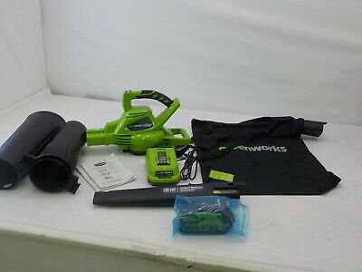 Greenworks 24322 - 40V 185 MPH Variable Speed Cordless Blower Vacuum