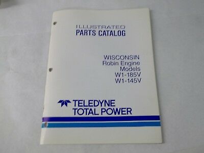Wisconsin Teledyne Bolens W1-185V W1-145V parts catalog