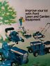 Ford LT-75 LGT 100 120 125 145 165 Lawn Garden Tractor Color Sales Manual 1975