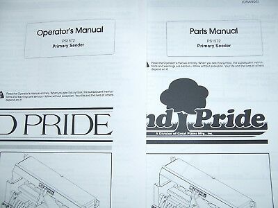 LAND PRIDE Parts & Operator Manuals * Primary Seeder PS1572