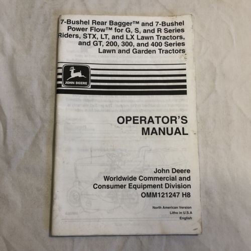 John Deere 7 Bushel Rear Bagger & Power Flow Operators Manual OMM121247 H8 (42)