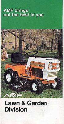 Vintage AMF Riding Garden & Lawn Tractor Catalog * 1281 1292 1294 1288 1261 1260