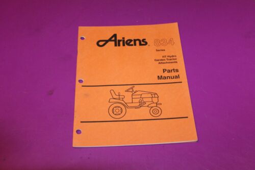 Ariens Series 834 HT Hydro Garden Tractor Attachments Parts Manual.