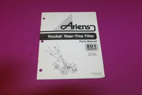 Ariens Model 901025 Rocket Rear-Tine Tiller Parts Manual.