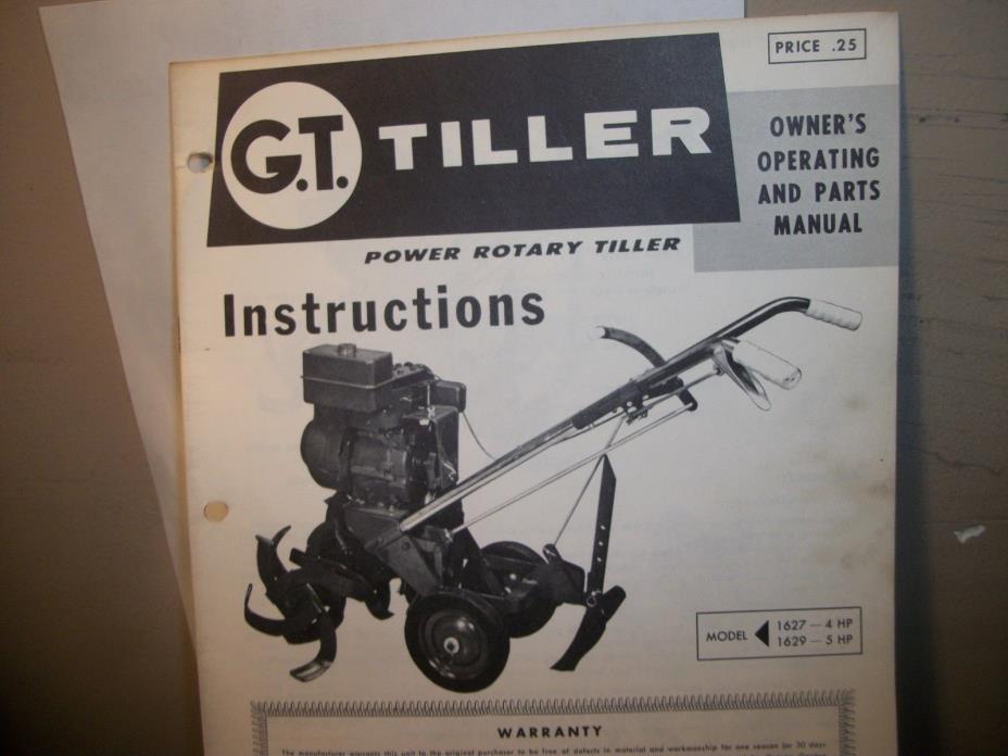 G.T. ROTARY TILLER 