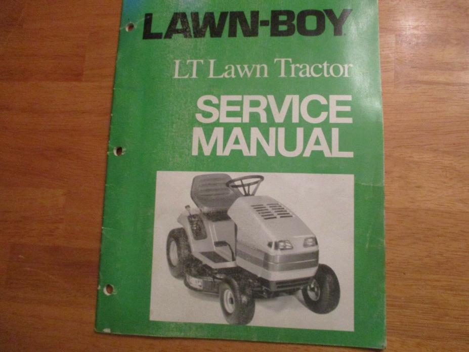 LAWNBOY LT LAWN TRACTOR SERVICE MANUAL FREE SHIPPING!!