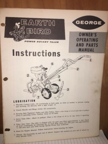 EARTH BIRD/George ROTARY TILLER 