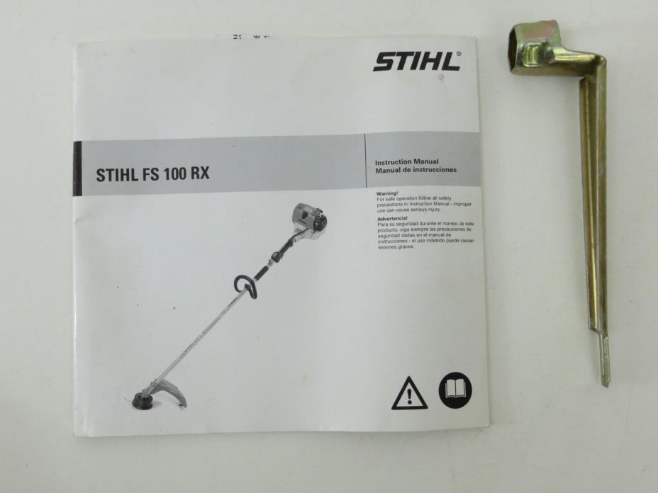 Stilh FS 100 RX String Trimmer Weedeater Owners Instruction Manual w/Tool