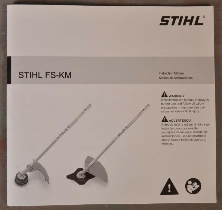 Stihl FS-KM Trimmer KM Attachment Owners Operators Manual KM131 KM90 KM91 KM130