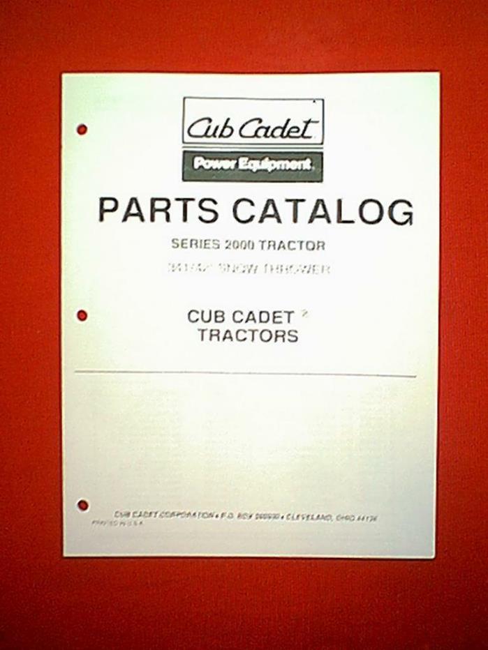 IH CUB CADET TRACTOR # 341 42
