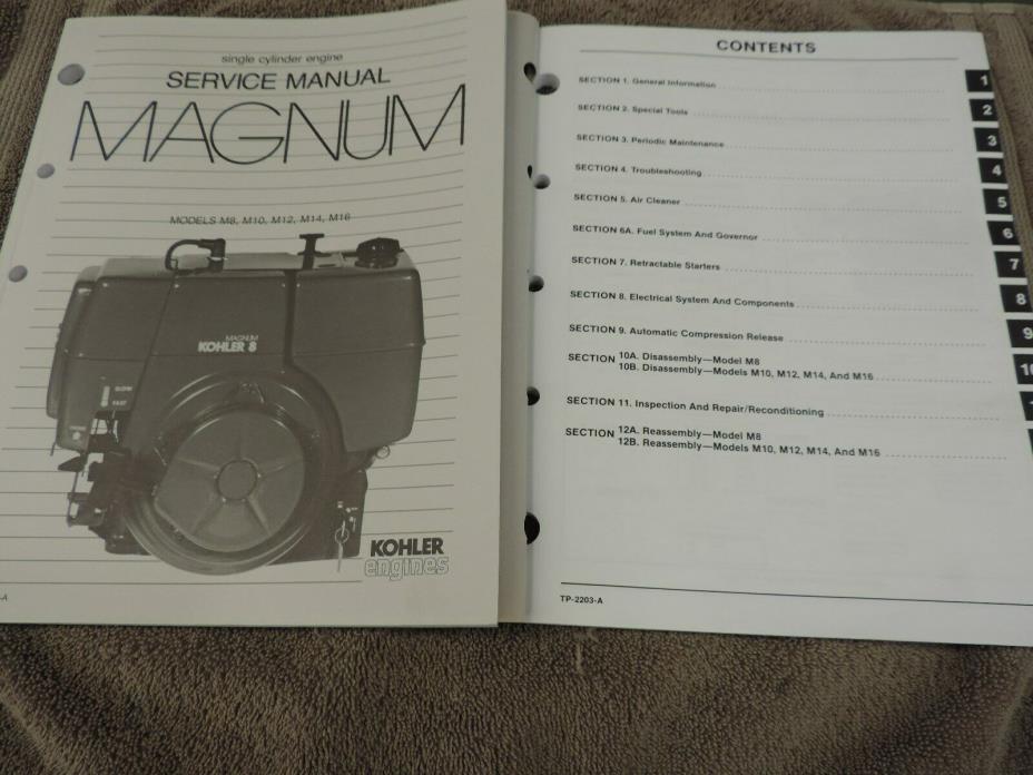 Kohler Magnum Engine Manual