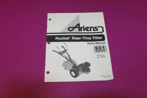 Ariens Model 901024 Rocket Rear-Tine Tiller Parts Manual.