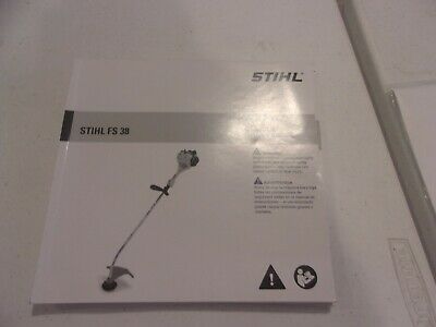 Stihl FS 38 Trimmer / Brushcutter Owner's Manual