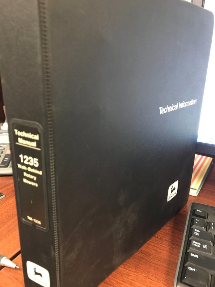 John Deere Technical Manual 1235 Walk Behind Rotary Mowers TM-1235