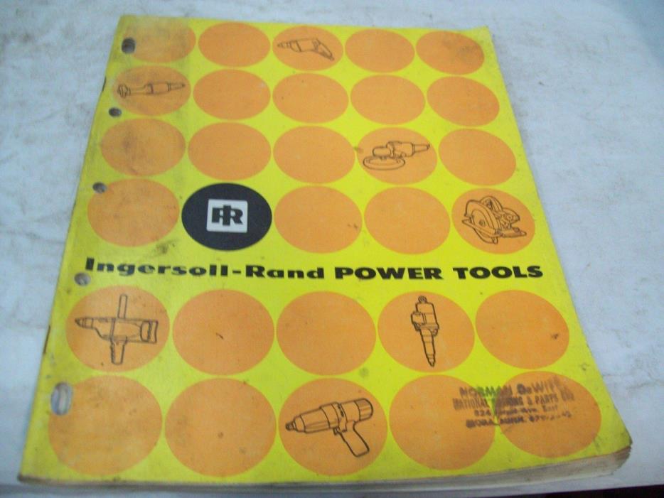 Ingersoll Rand 1963 Power Tools Catalog