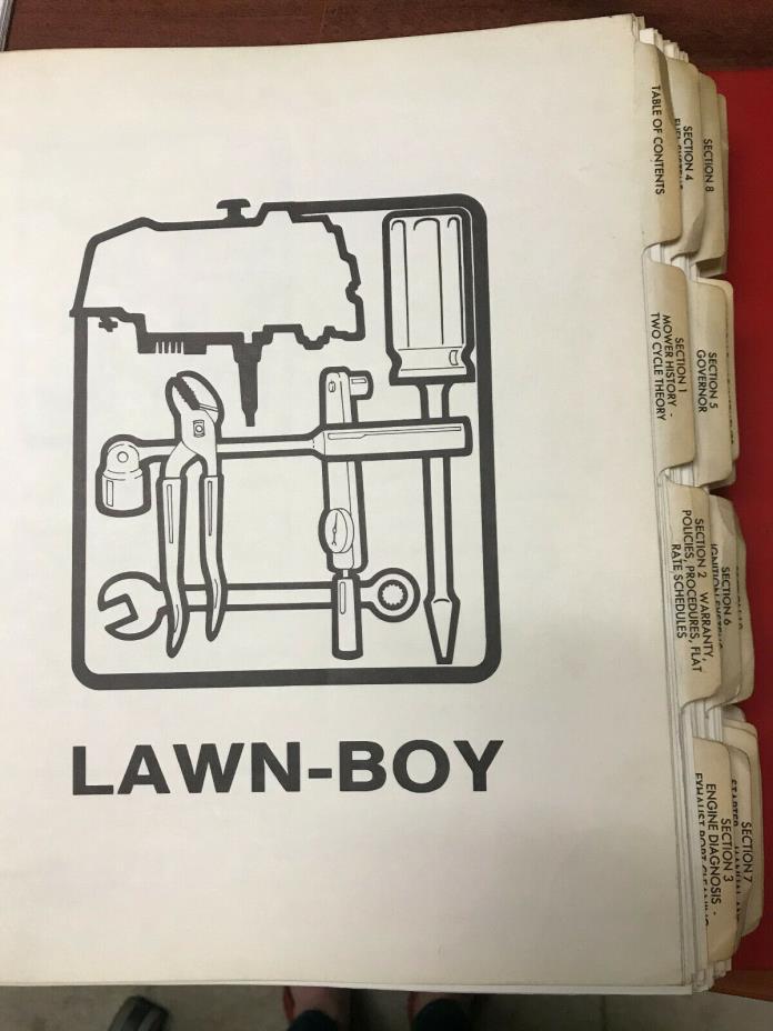 Lawn Boy Service Manual - Service Shop Manual Plus Extras !