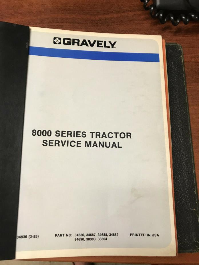 Gravely Service Manual - includes Six Manuals plus Flat Rate Manual! + Extras!