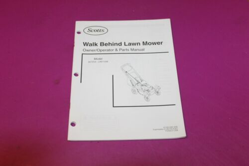 Scotts Walk Behind Lawn Mower Model 907254-LM21SW Owner/Operator & Parts Manual.