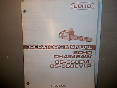 ECHO CS-550EVL&550EVLP CHAINSAW 