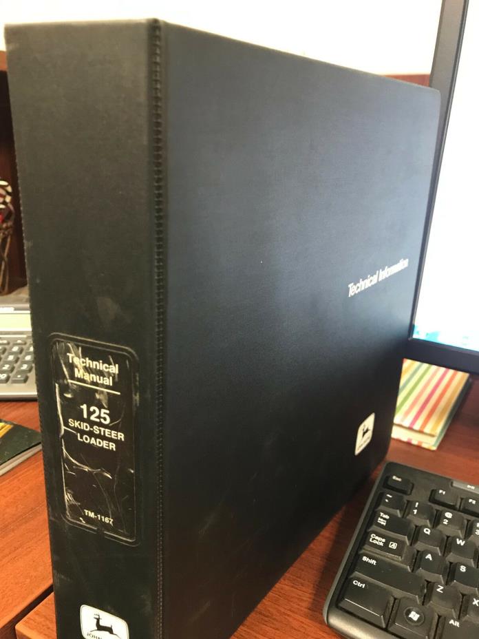 John Deere Technical Manual TM-1167 125 Skid Steer Loader
