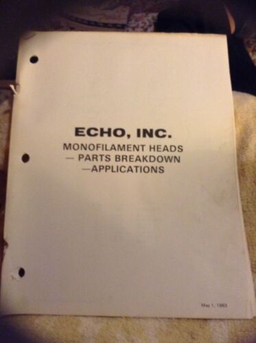 Echo Monofilament Heads Parts Breakdown Applications