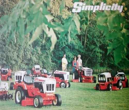 Simplicity 1976 Color Sales AD (28p)7000 6000 4000 3000 9020 Lawn Garden Tractor