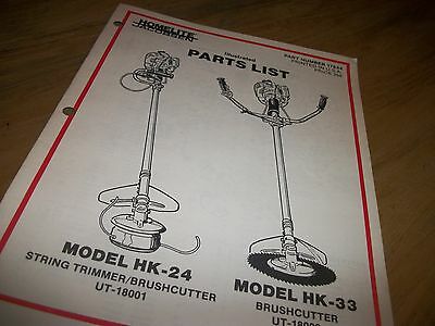 Homelite hk-24&hk-33