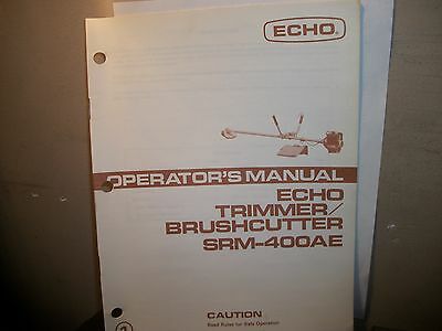 ECHO SRM-400AE TRIMMER/BRUSHCUTTER 