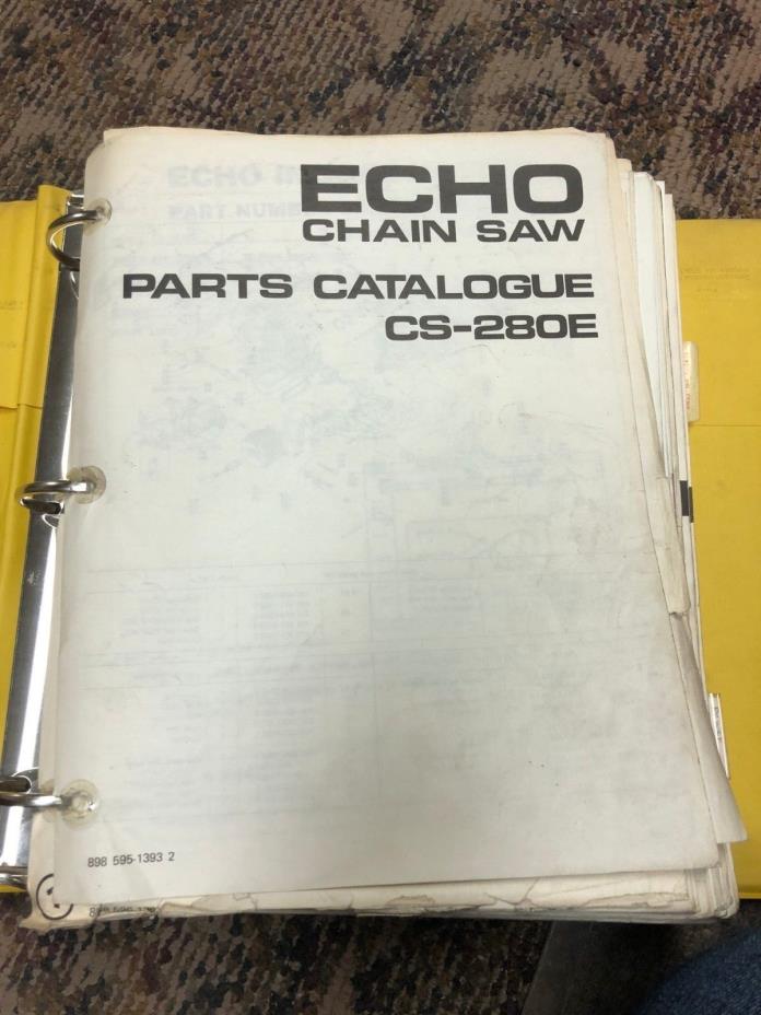 Echo Chainsaw Operator's Manual CS-280E CS-750EVL CS-60S and others