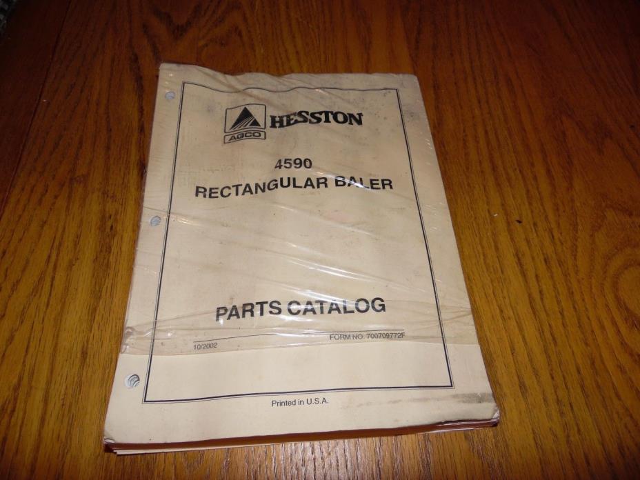 AGCO PARTS CATALOG HESSTON 4590 RECTANGULAR BALER D.6
