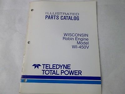 Wisconsin Teledyne Bolens w1-145v parts catalog