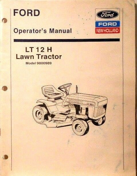 Ford Lawn Tractor, LT12H, Model 960748