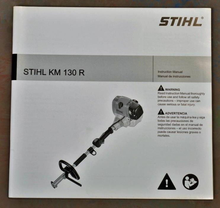 Stihl KM 130 R Kombi Powerhead Owners Manual ~ Free Shipping! KM130