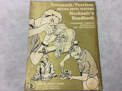 GENUINE Tecumseh Peerless Motion Drive Systems Service Manual 691218
