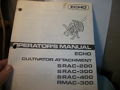 ECHO CULTIVATOR ATTACHMENTSRAC-200,300,SRAC-400, 