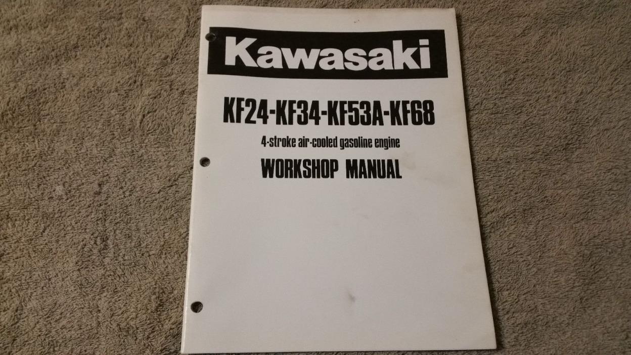 Kawaski service manual KF24 KF34 KF53A KF68  workshop manual