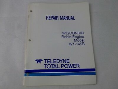 Wisconsin Teledyne Bolens w1-145b repair manual