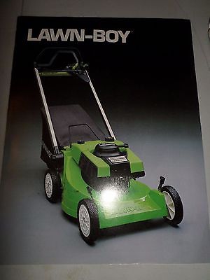 Vintage Original Factory Lawn-Boy 1990  Mower  Brochure
