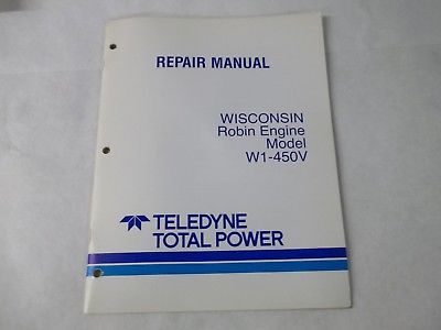 Wisconsin Teledyne Bolens w1-145v repair manual