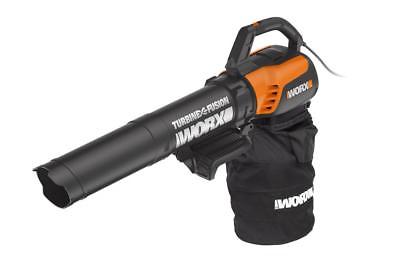 Worx-WG510 Trivac 12-AMP 500-CFM 55-MPH Medium-Duty Corded Electric Leaf Blo