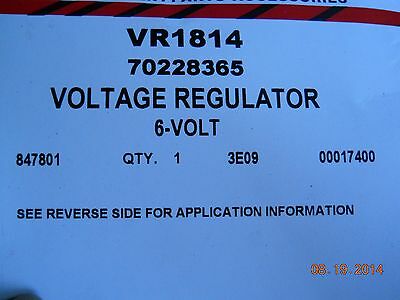 Voltage Regulator #VR1814 6 volt
