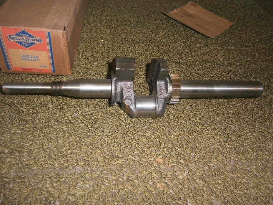 GENUINE Briggs & Stratton Crankshaft 491978 repl 260124 & 493547 obsolete