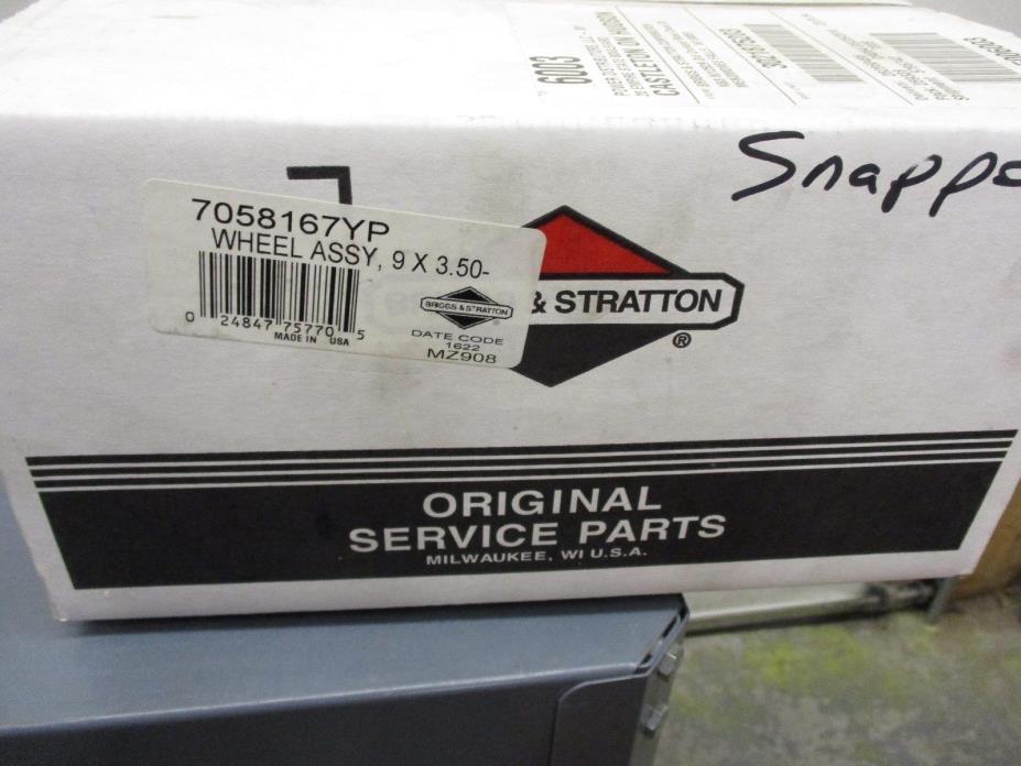 Briggs & Stratton  7058167YP  wheel assy, 9 x 3.50-