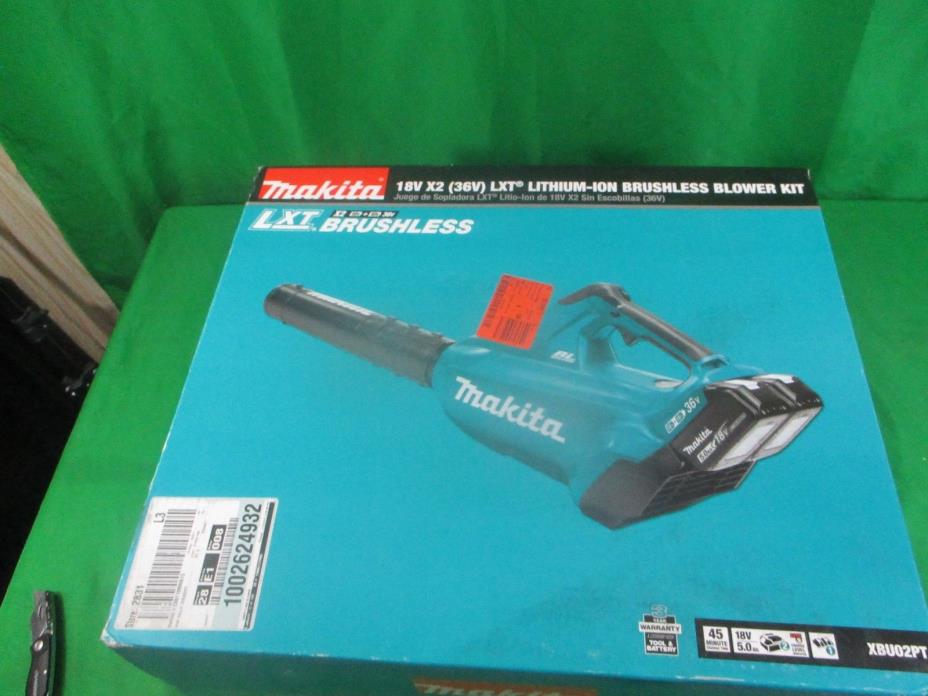 MAKITA-XBU02PT 18V X2 LXT Lithium-Ion (36V) Brushless Cordless Blower Kit (5