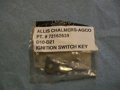 ALLIS CHAMBERS AGCO -IGINITION SWITCH KEY - PART 72162639  D10,D21
